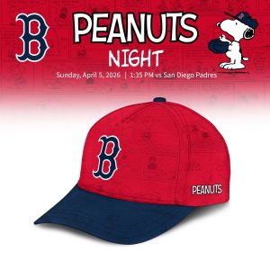 Boston Red Sox Peanuts Night 2026 Special Edition Jersey by Drovenwear.com