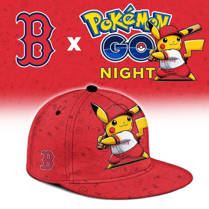 Boston Red Sox Pokémon GO Night Limited Edition Baseball Jersey - Image 3