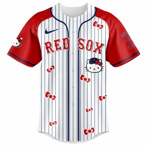 Boston Red Sox x Hello Kitty 2026 Limited Editions Jersey by Drovenwear.com