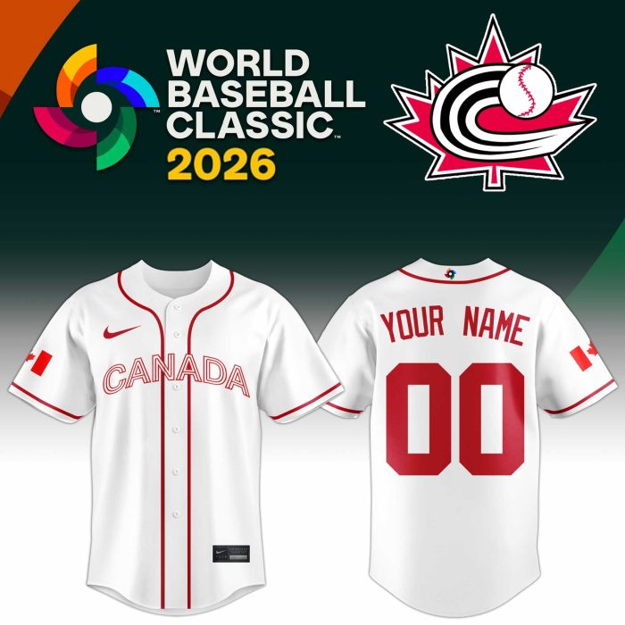 Canada Baseball World Baseball Classic 2026 Limited Edition Red Jersey - Image 5