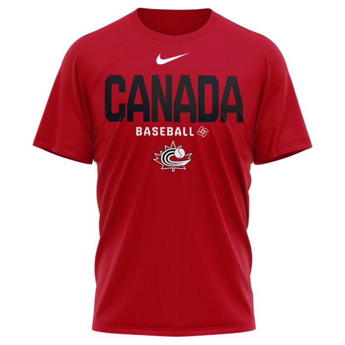 Canada Baseball World Baseball Classic 2026 Limited Edition Red TShirt - Image 2