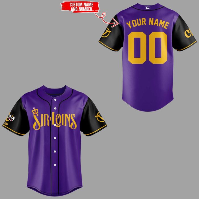 Central Valley Sir Loins Custom Name Baseball Jersey Limited Edition - Image 2