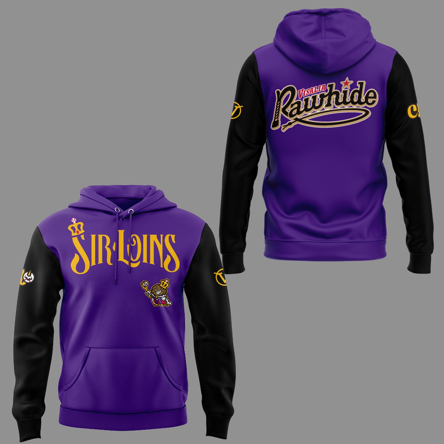 Central Valley Sir Loins x Visalia Rawhide 2026 Royal Identity Hoodie Central Valley Sir Loins x Visalia Rawhide 2026 Royal Identity Hoodie