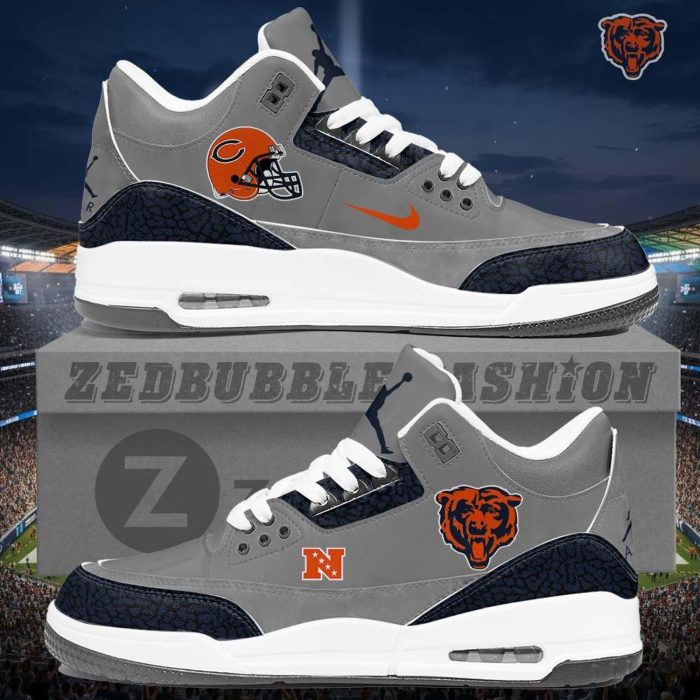 Chicago Bears AJ3 Custom Sneakers 2026 Edition - Image 4