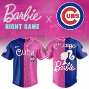 Chicago Cubs Barbie 2026 Special Edition Baseball Jersey