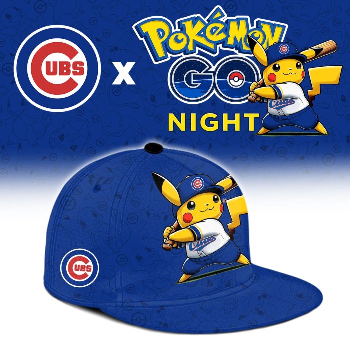 Chicago Cubs Pokémon GO Night Limited Edition Baseball Jersey - Image 3