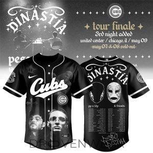 Chicago Cubs x Dinasta Tour 2026 Collectors Edition Jersey by Drovenwear.com