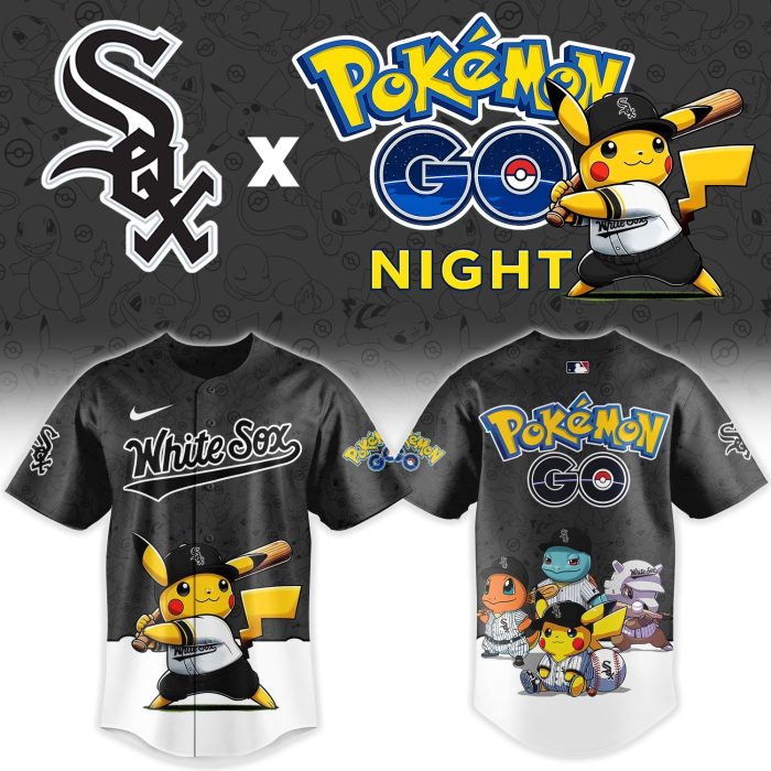 Chicago White Sox Pokémon GO Night Limited Edition Baseball Jersey - Image 2