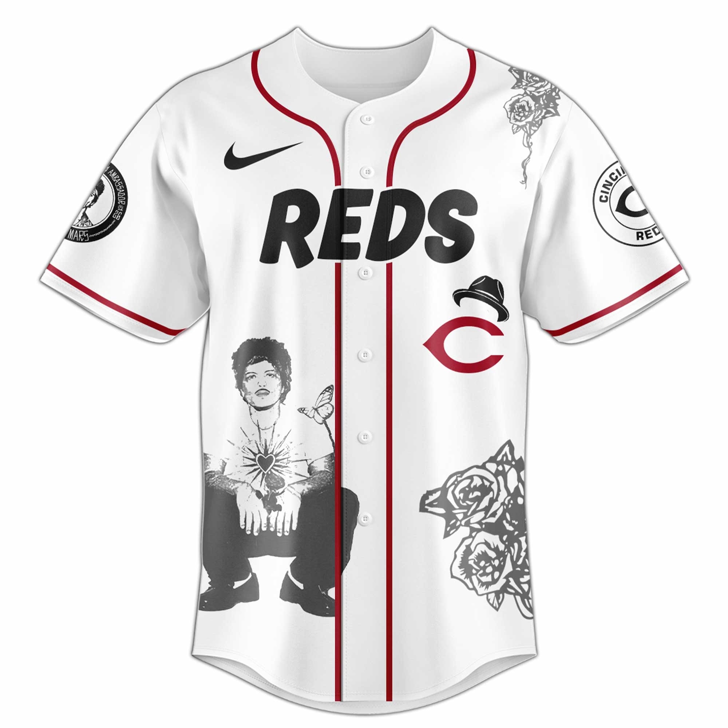 Cincinnati Reds Bruno Inspired 2026 Limited Edition Baseball Jersey Cincinnati Reds Bruno Inspired 2026 Limited Edition Baseball Jersey