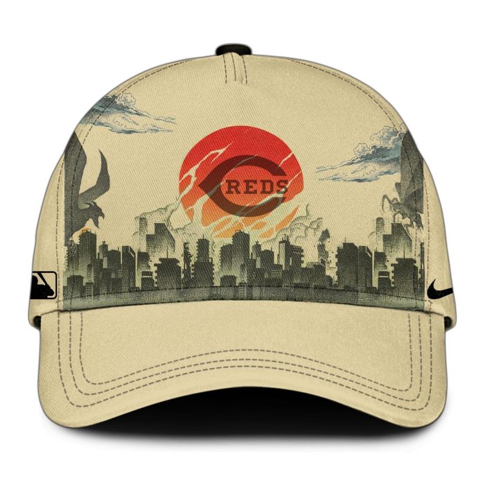 Cincinnati Reds Godzilla King Of The Monsters Special Edition Baseball Jersey - Image 2