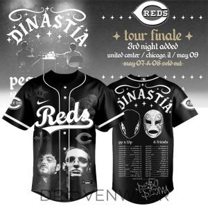 Cincinnati Reds x Dinasta Tour 2026 Exclusive Fan Jersey by Drovenwear.com