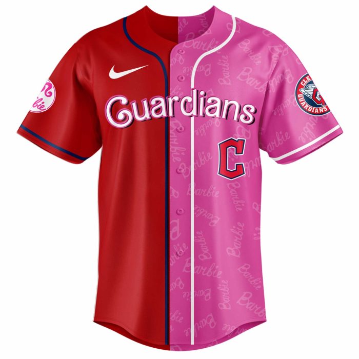Cleveland Guardians Barbie 2026 Special Edition Baseball Jersey - Image 2
