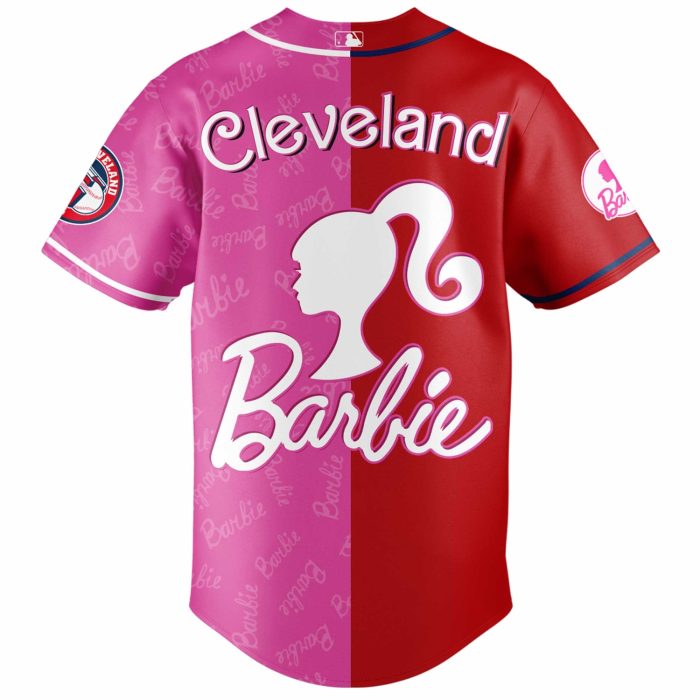 Cleveland Guardians Barbie 2026 Special Edition Baseball Jersey - Image 3
