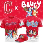 Cleveland Guardians Bluey Night Game Graphic T-Shirt