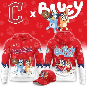 Cleveland Guardians Bluey Night Game Special Fan Hoodie by Drovenwear.com