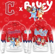 Cleveland Guardians Bluey Night Game Special Fan Hoodie - Image 2