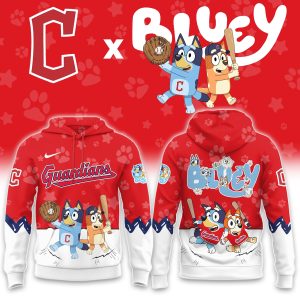 Cleveland Guardians Bluey Night Game Special Fan Hoodie by Drovenwear.com