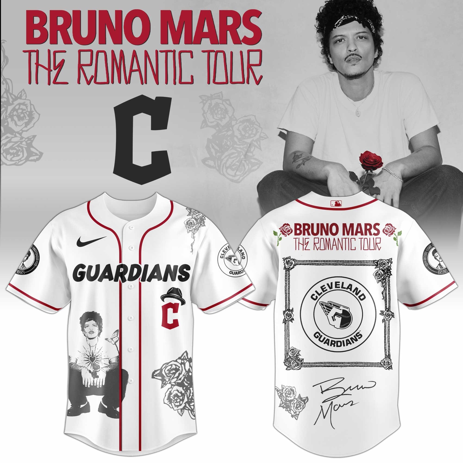 Cleveland Guardians Bruno Inspired 2026 Limited Edition Baseball Jersey Cleveland Guardians Bruno Inspired 2026 Limited Edition Baseball Jersey