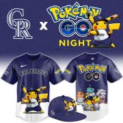 Colorado Rockies Pokémon GO Night Limited Edition Baseball Jersey