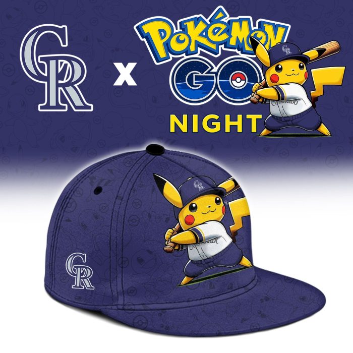 Colorado Rockies Pokémon GO Night Limited Edition Baseball Jersey - Image 3