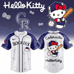 Colorado Rockies x Hello Kitty 2026 Limited Editions Jersey by Drovenwear.com