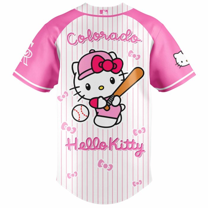 Colorado Rockies x Hello Kitty 2026 Limited Editions Jersey Ver 2 - Image 3