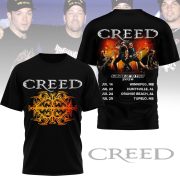 Creed Band Shirt, 3D Shirt, Band Merch