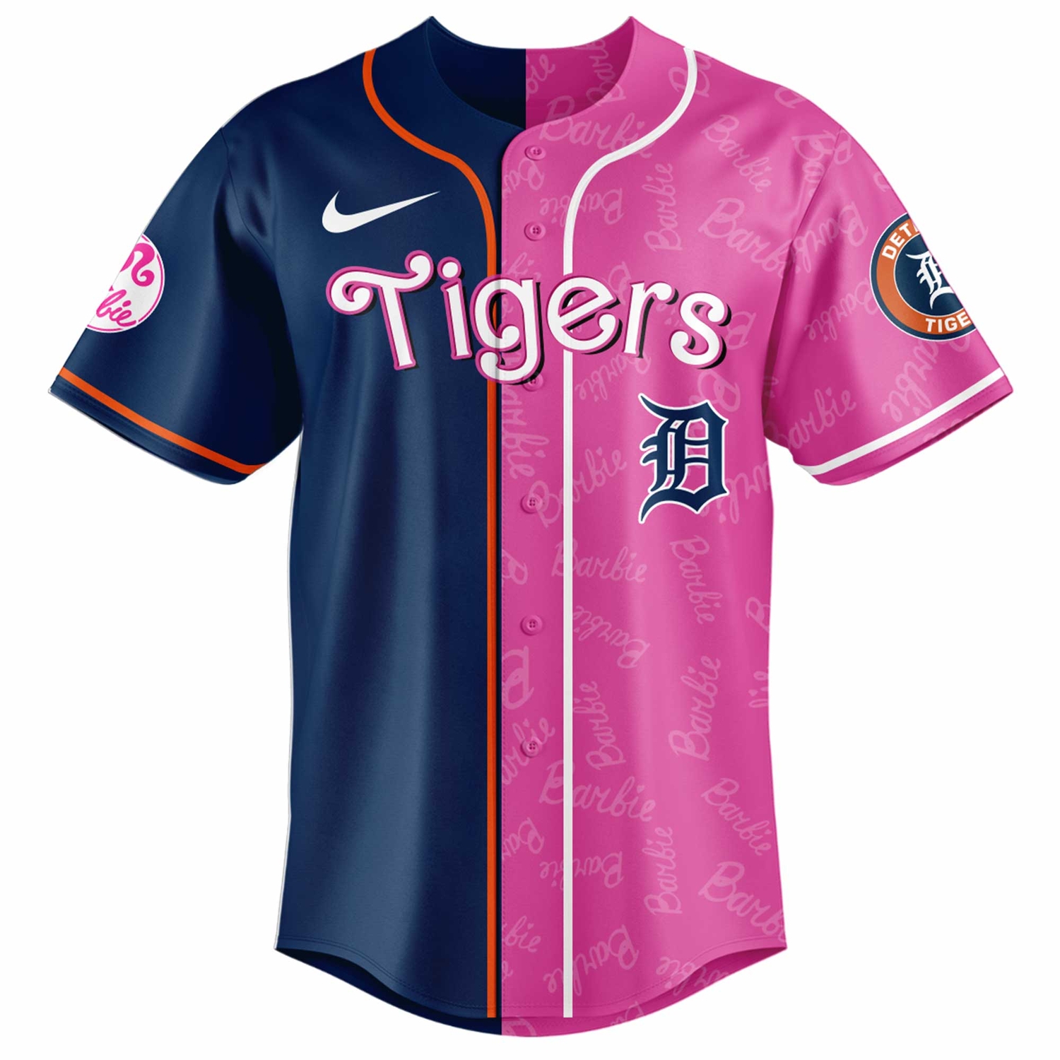 Detroit Tigers Barbie 2026 Special Edition Baseball Jersey Detroit Tigers Barbie 2026 Special Edition Baseball Jersey