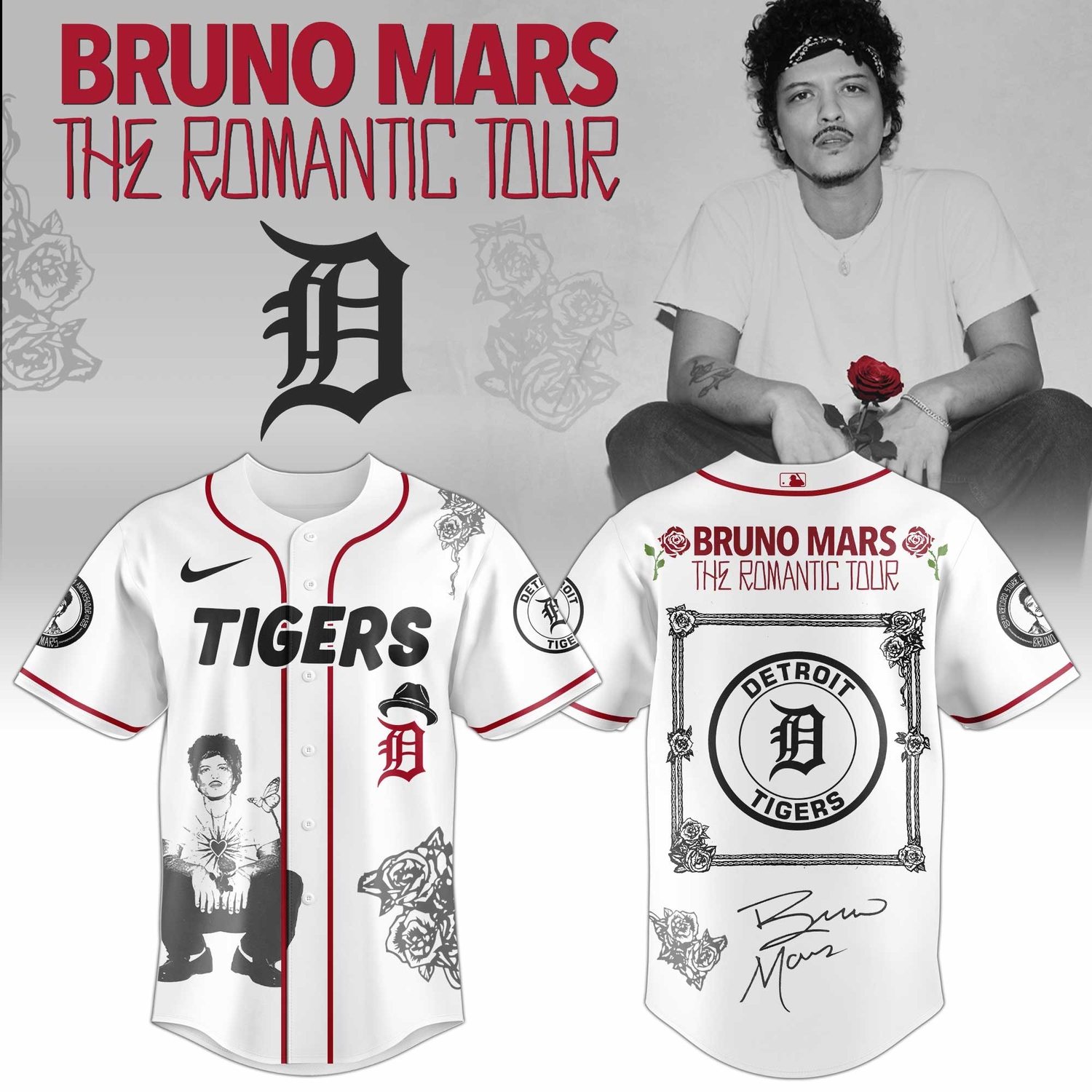 Detroit Tigers Bruno Inspired 2026 Limited Edition Baseball Jersey Detroit Tigers Bruno Inspired 2026 Limited Edition Baseball Jersey