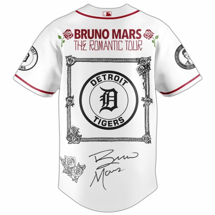 Detroit Tigers Bruno Inspired 2026 Limited Edition Baseball Jersey - Image 3