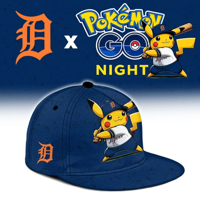 Detroit Tigers Pokémon GO Night Limited Edition Baseball Jersey - Image 3