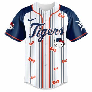 Detroit Tigers x Hello Kitty 2026 Limited Editions Jersey by Drovenwear.com