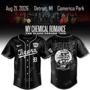 Detroit Tigers x My Chemical Romance The Black Parade 2026 Jersey Collection