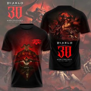 Diablo 30th Anniversary Special 3D Graphic Apparel by Drovenwear.com