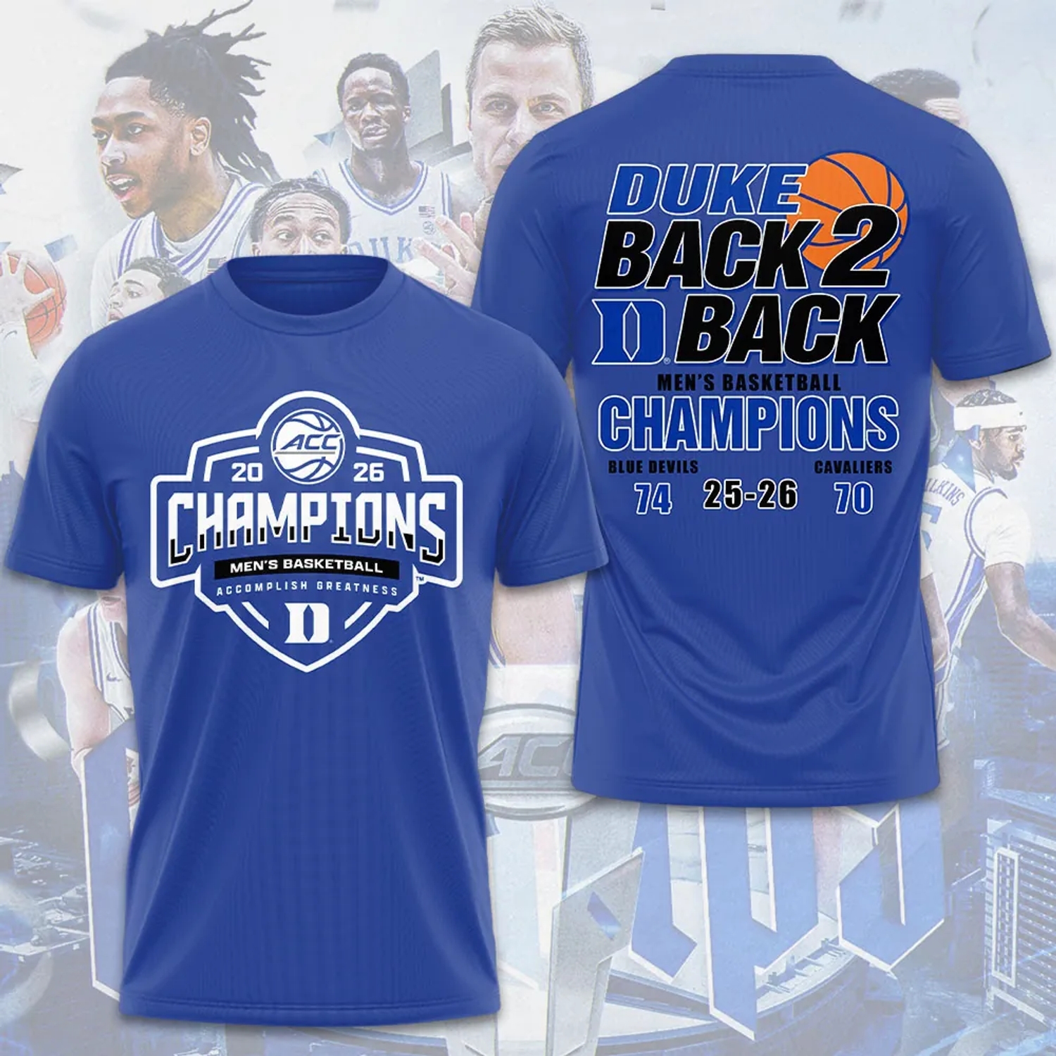Duke Blue Devils Men Basketball 3D Graphic Apparel Duke Blue Devils Men Basketball 3D Graphic Apparel