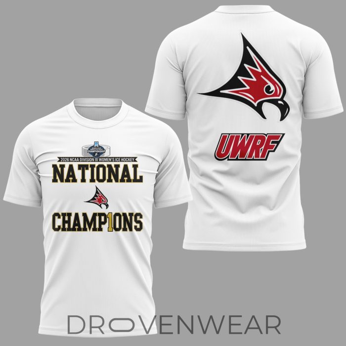 Falcon Women’s Hockey 2026 NCAA Division III National Champions Commemorative T-Shirt - Image 2