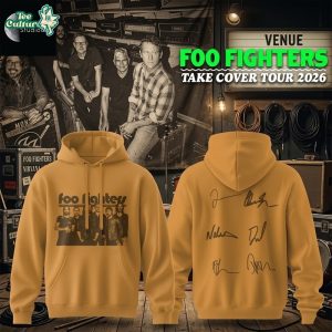 Foo Fighters Take Cover Tour 2026 Concert Hoodie by Teesculture.com