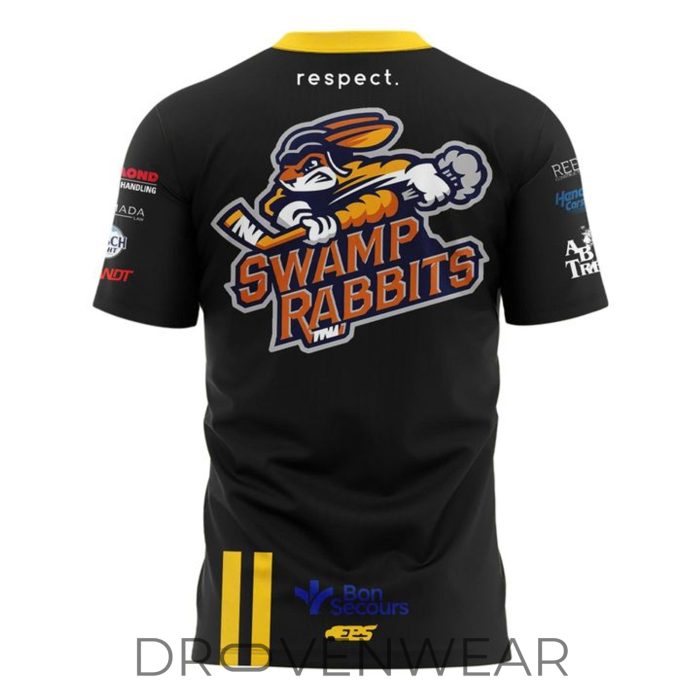 Greenville Swamp Rabbits 2026 NASCAR Night Exclusive Graphic Tee Limited Release - Image 3