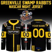 Greenville Swamp Rabbits NASCAR Night 2026 Exclusive Hockey Jersey Limited Release