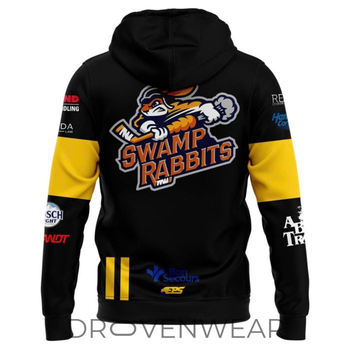 Greenville Swamp Rabbits NASCAR Night 2026 Premium Hoodie and Cap Bundle Limited Edition - Image 3