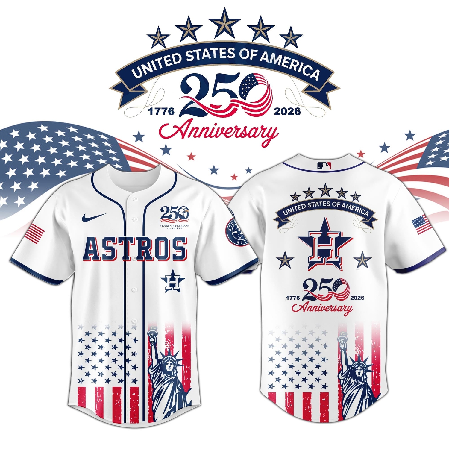 Houston Astros special America’s 250th Anniversary Limited Edition Jersey Houston Astros special America’s 250th Anniversary Limited Edition Jersey