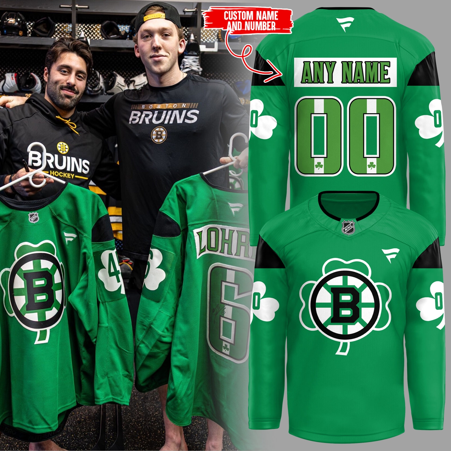 Happy Saint Patrick’s Day Limited Edition Custom Baseball Jersey Happy Saint Patrick’s Day Limited Edition Custom Baseball Jersey