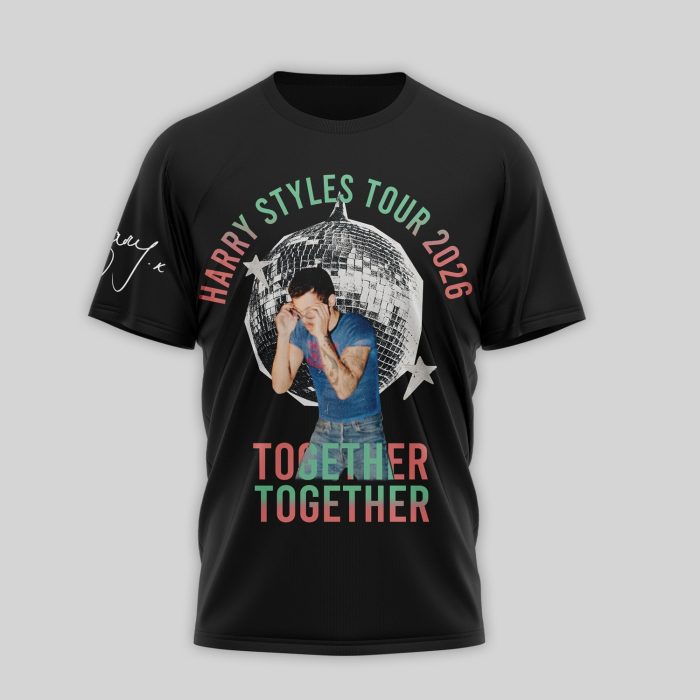 Harry Styles Together Tour 2026 Premium 3D Graphic Shirt - Image 2