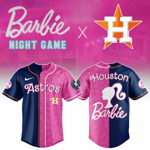 Houston Astros Barbie 2026 Special Edition Baseball Jersey by Drovenwear.com