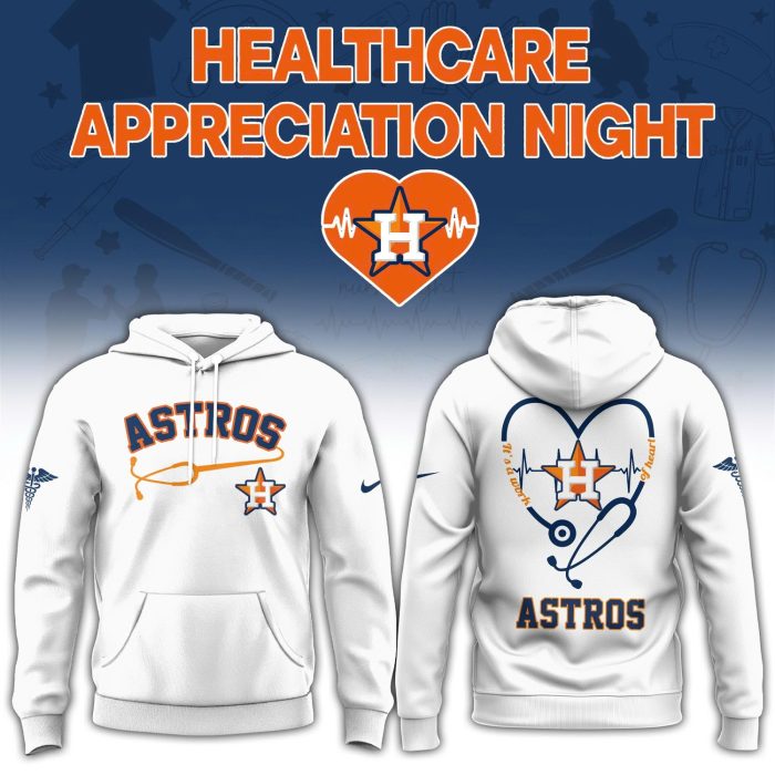 Houston Astros Healthcare Appreciation Night Limited Edition Hoodie| Jogger | Cap V2 - Image 4