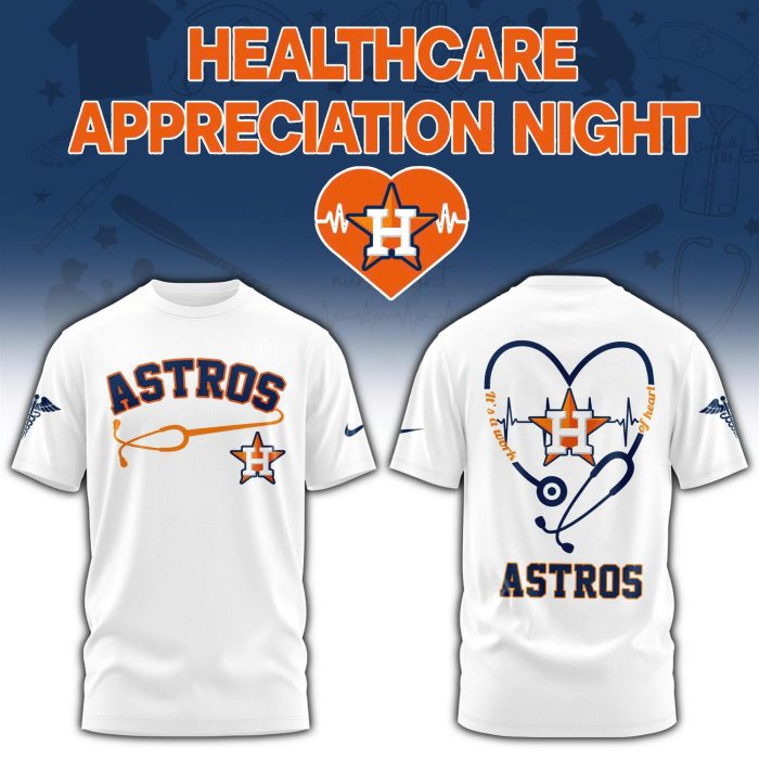 Houston Astros Healthcare Appreciation Night Limited Edition Tshirt | Jogger | Cap V2 - Image 4