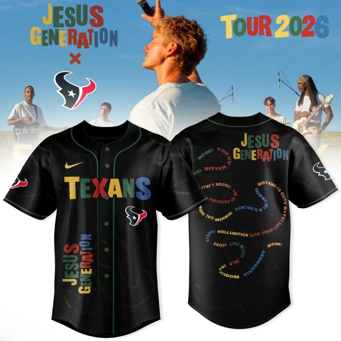 Houston Texans Jesus Generation Tour 2026 Limited Baseball Jersey - Image 2