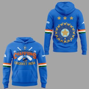 ICC Mens T20 World Cup Champions Hoodie Ver2 Limited Edition by Drovenwear.com