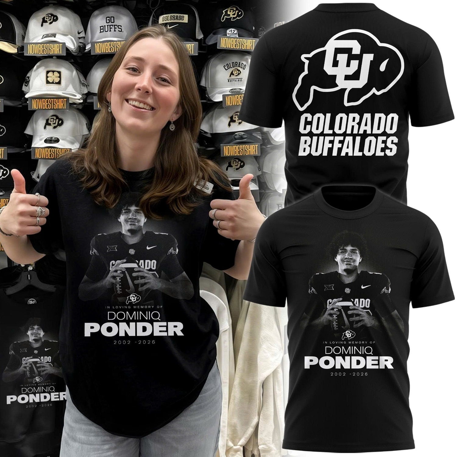 In Loving Memory of Dominiq Ponder 2002–2026 Tribute T-Shirt V1 In Loving Memory of Dominiq Ponder 2002–2026 Tribute T-Shirt V1