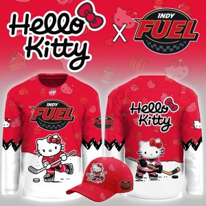 Indy Fuel x Hello Kitty Night Game Limited Hockey Jersey by Drovenwear.com